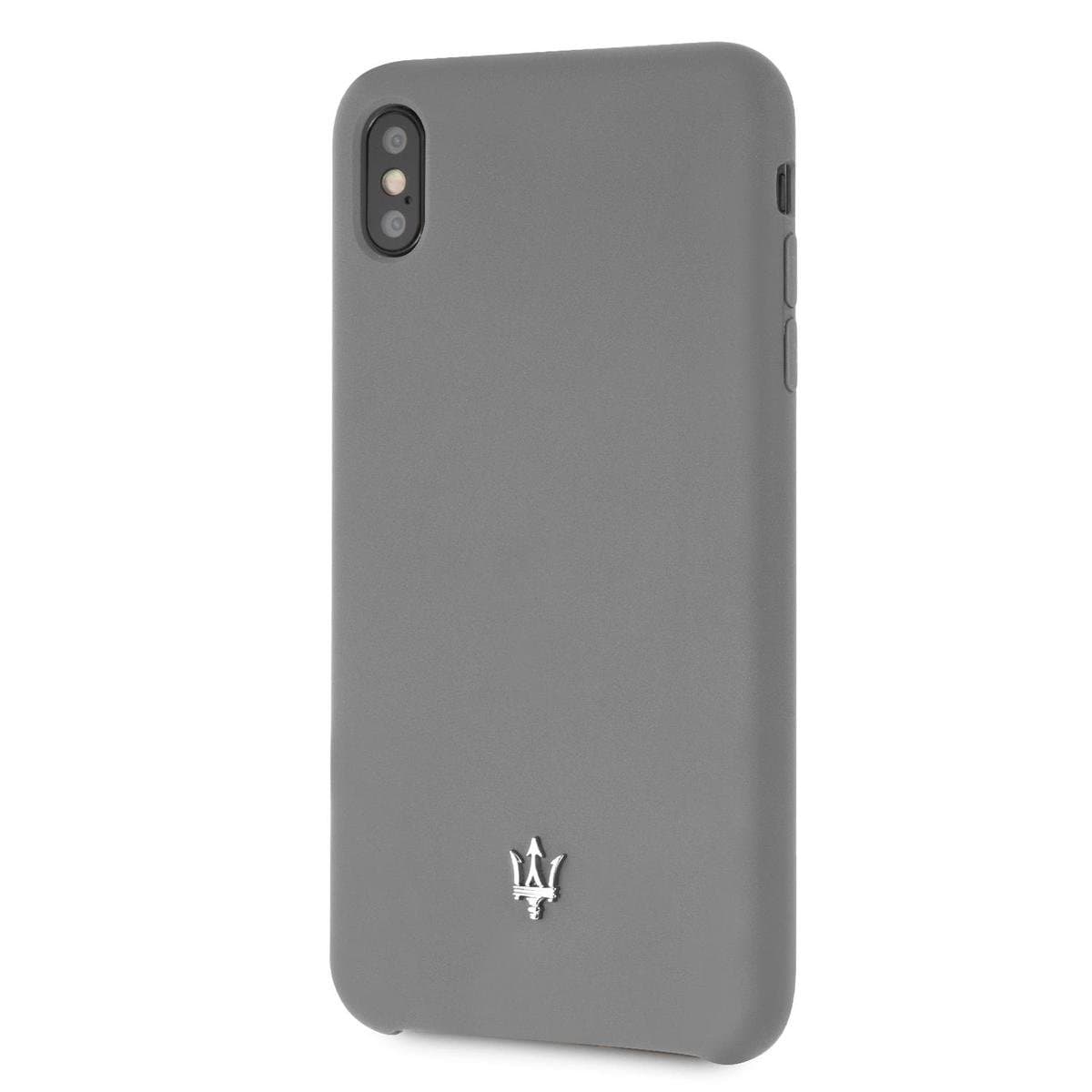 Grijs hoesje van Maserati - Backcover - iPhone XS Max - Silicone