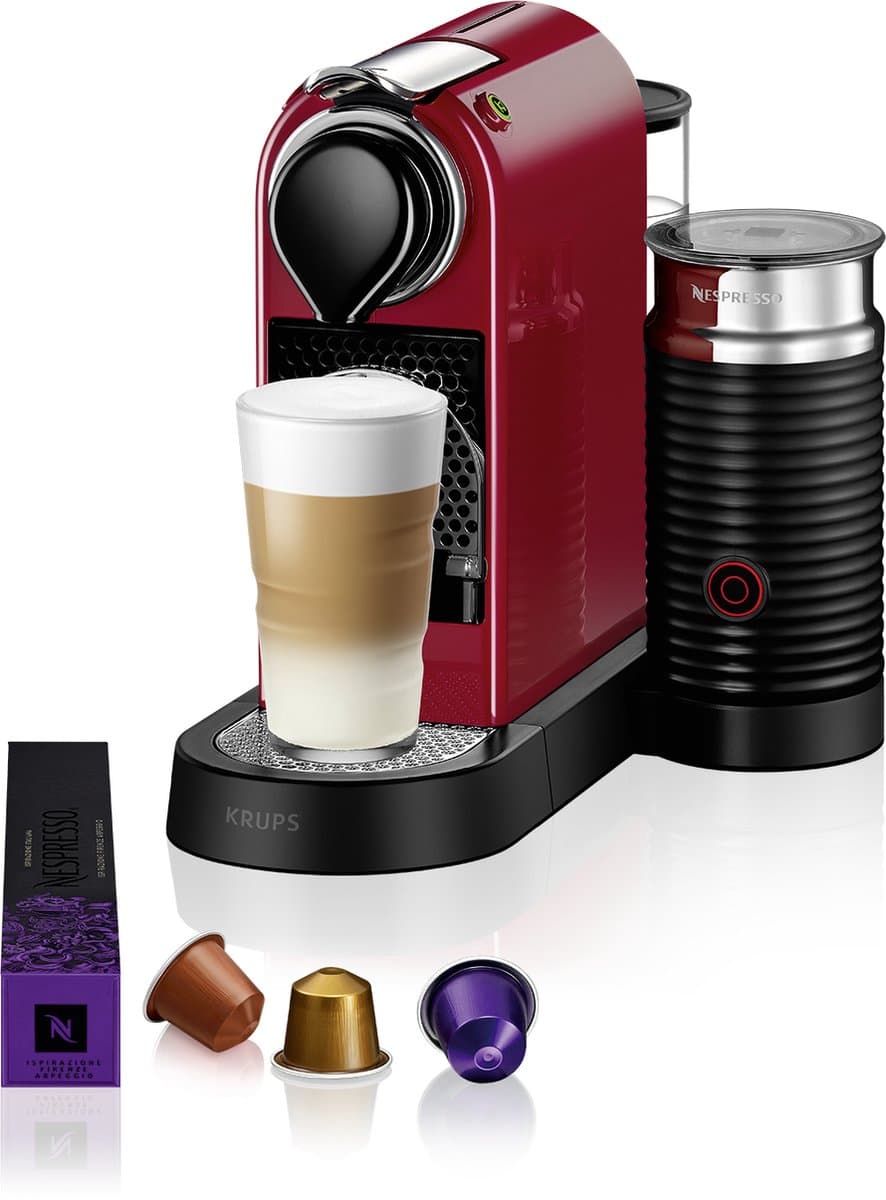 Krups Nespresso Citiz & Milk XN7615 Kersenrood