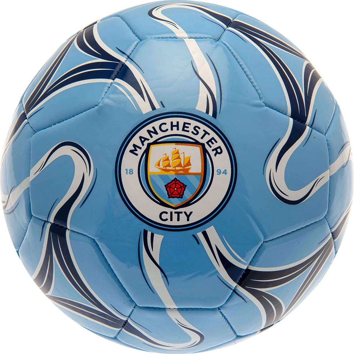 Manchester City voetbal CC - maat 5 - blauw