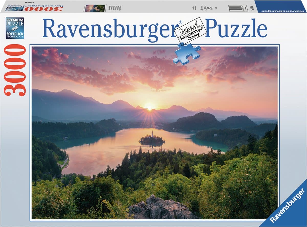 Ravensburger Meer van Bled, Slovenië - Legpuzzel - 3000 stukjes