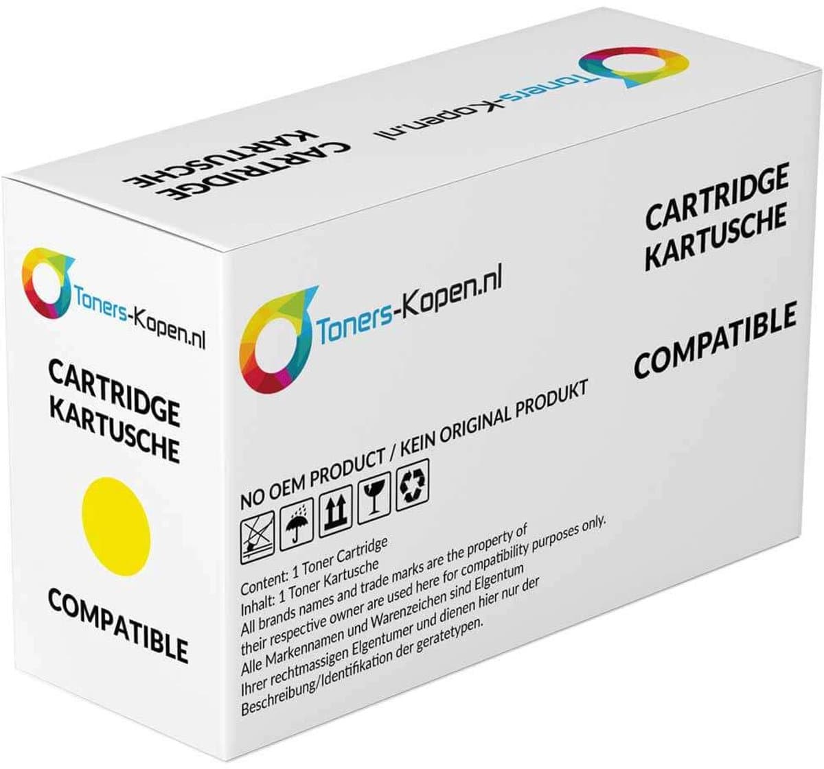 HP - Toner - W9002 - Geel - Huismerk - Geschikt voor COLOR LASERJET MANAGED, Color Laserjet Managed E 65050 dn, Color Laserjet Managed E 65055 dn, Color Laserjet Managed E 65060 dn, Color Laserjet Managed E 65150 dn, Color Laserjet Managed E 65160 dn