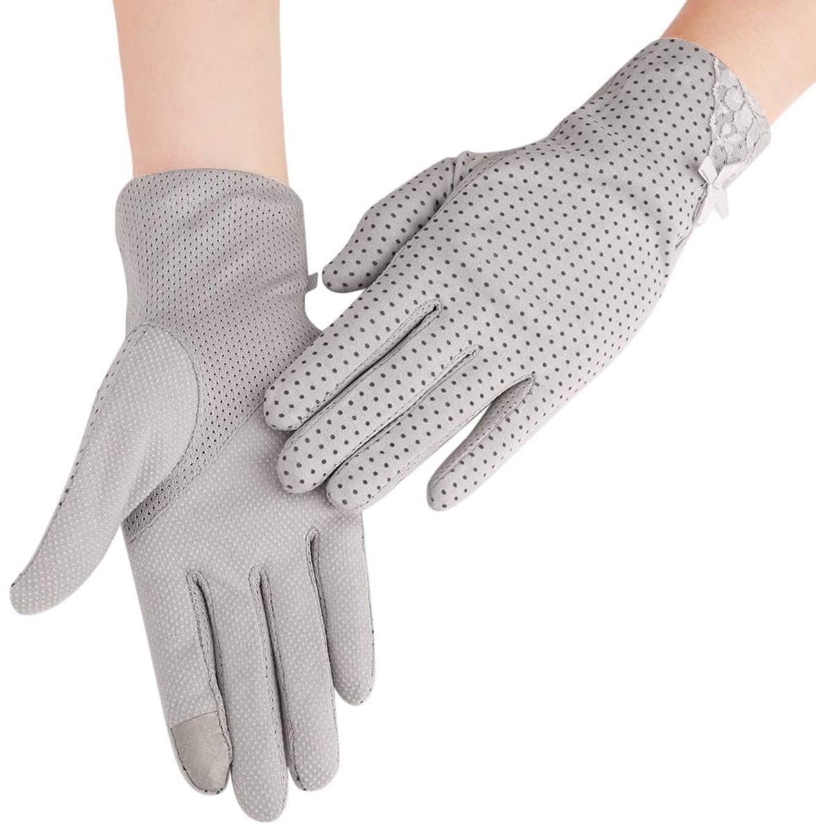 Dailygoods- UV-Beschermende Handschoenen - Antislip - Touchscreen - Ademend - Lichtgewicht - Mesh Handpalm - Elastisch - Vingerhandschoenen