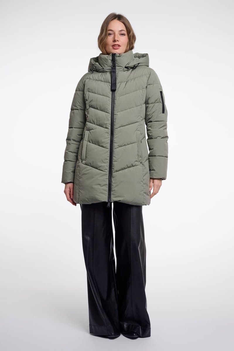Rino & Pelle Jassen - Yasmina coat - Misty basil