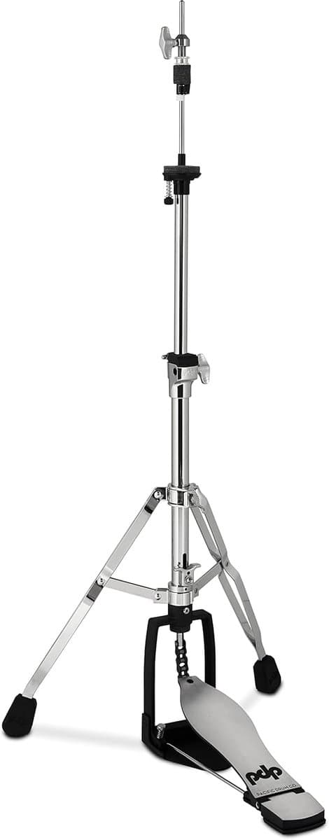 Hi-Hat Statief - Bekkenstandaard - Muziek Maken - Dubbelgeveerde Poten - 2-Poots - Chroom