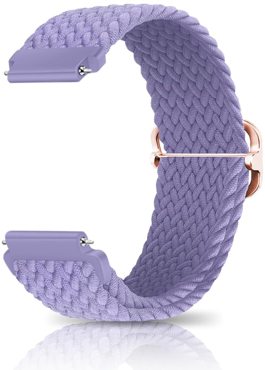 Dailygoods - Elastische Nylon Band - Universele Reservearmband - Sportieve Schuifgesp - Verkrijgbaar in 18 mm, 19 mm, 20 mm en 22 mm - Geschikt voor S...