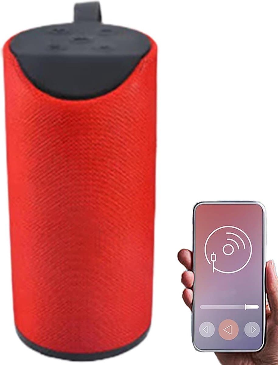 Draadloze Luidspreker - Outdoor Speaker - Muziek Luisteren Buiten - Waterdicht en Schokbestendig - 16.2 x 7.6 x 16.2 cm