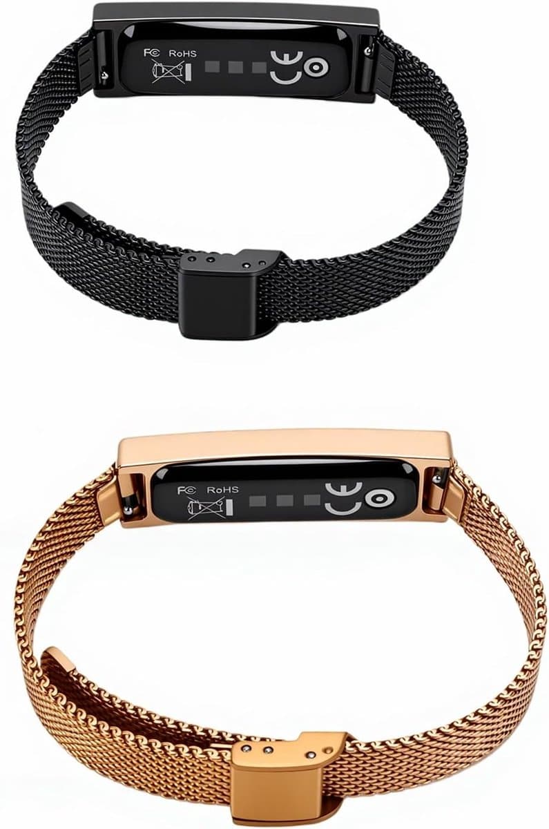 Slimme Armband - Fitness Tracker - Sporten en Gezondheid - 170+ Sportmodi - IPX8 Waterdicht - Zwart