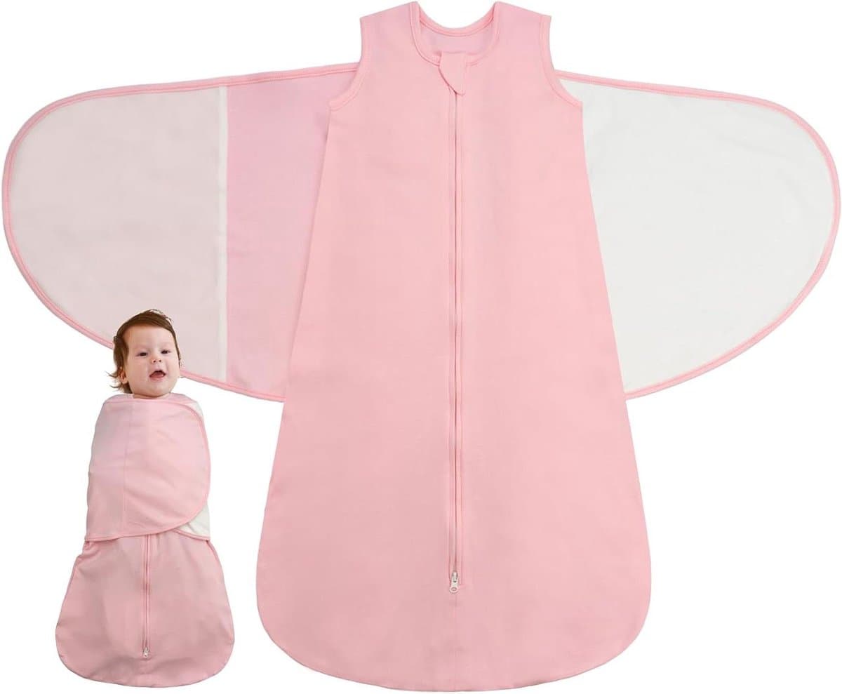 Babyslaapzak 1.0 Tog - Inbakerdoek baby - Veilige slaap - 3-in-1 verstelbaar - 0-12 maanden - Grijs