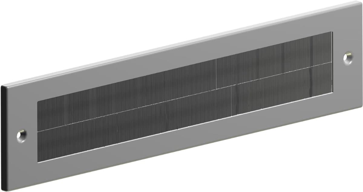 QUOVO® Brievenbus Tochtwering - Brievenbus Tochtklep - Brievenbus Tochtafsluiter - Aluminium - 34cm x 8cm x 1cm