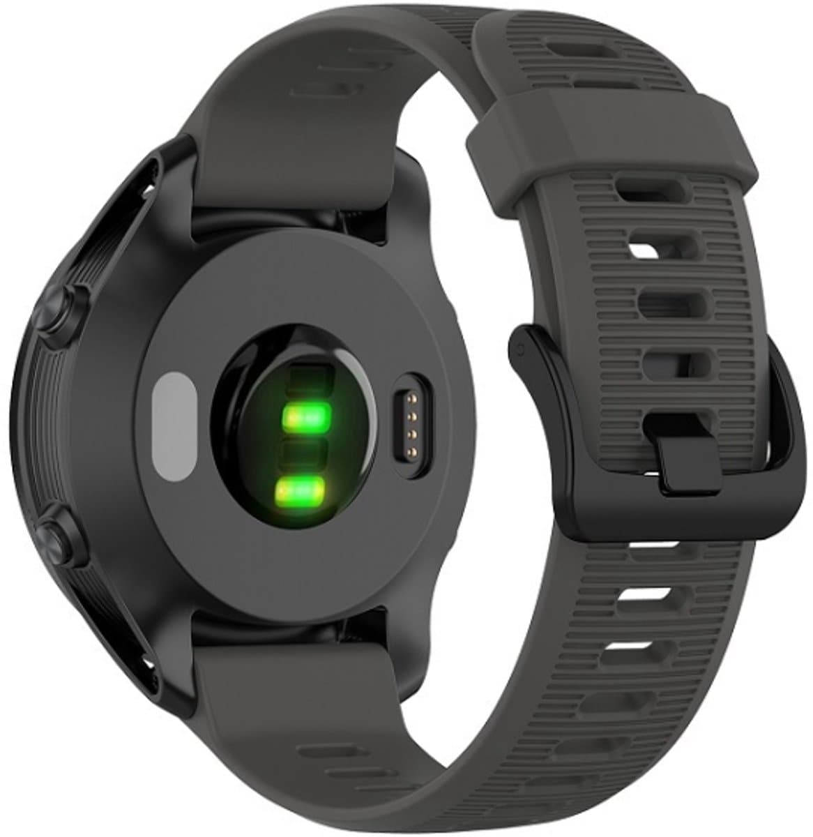 Voor Garmin Forerunner 945 siliconen band (grijs)