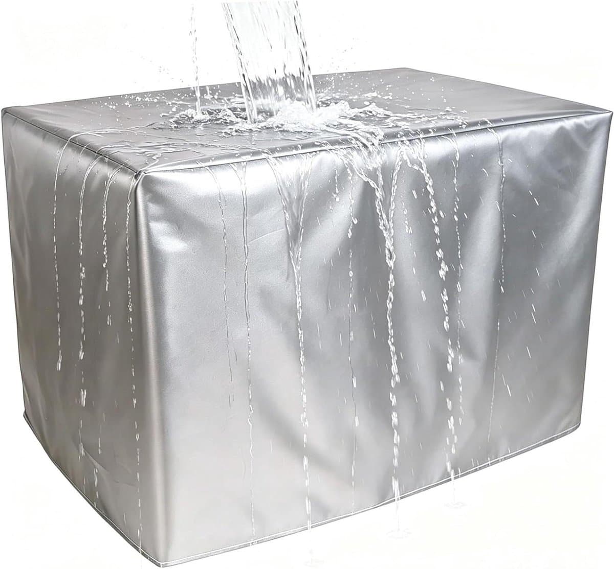 Tuinmeubelhoezen Rechthoekig - Terrastafelhoes Bankhoes - Meubilair Beschermen - Waterdicht Scheurvast - 250x250x90cm - Grijs