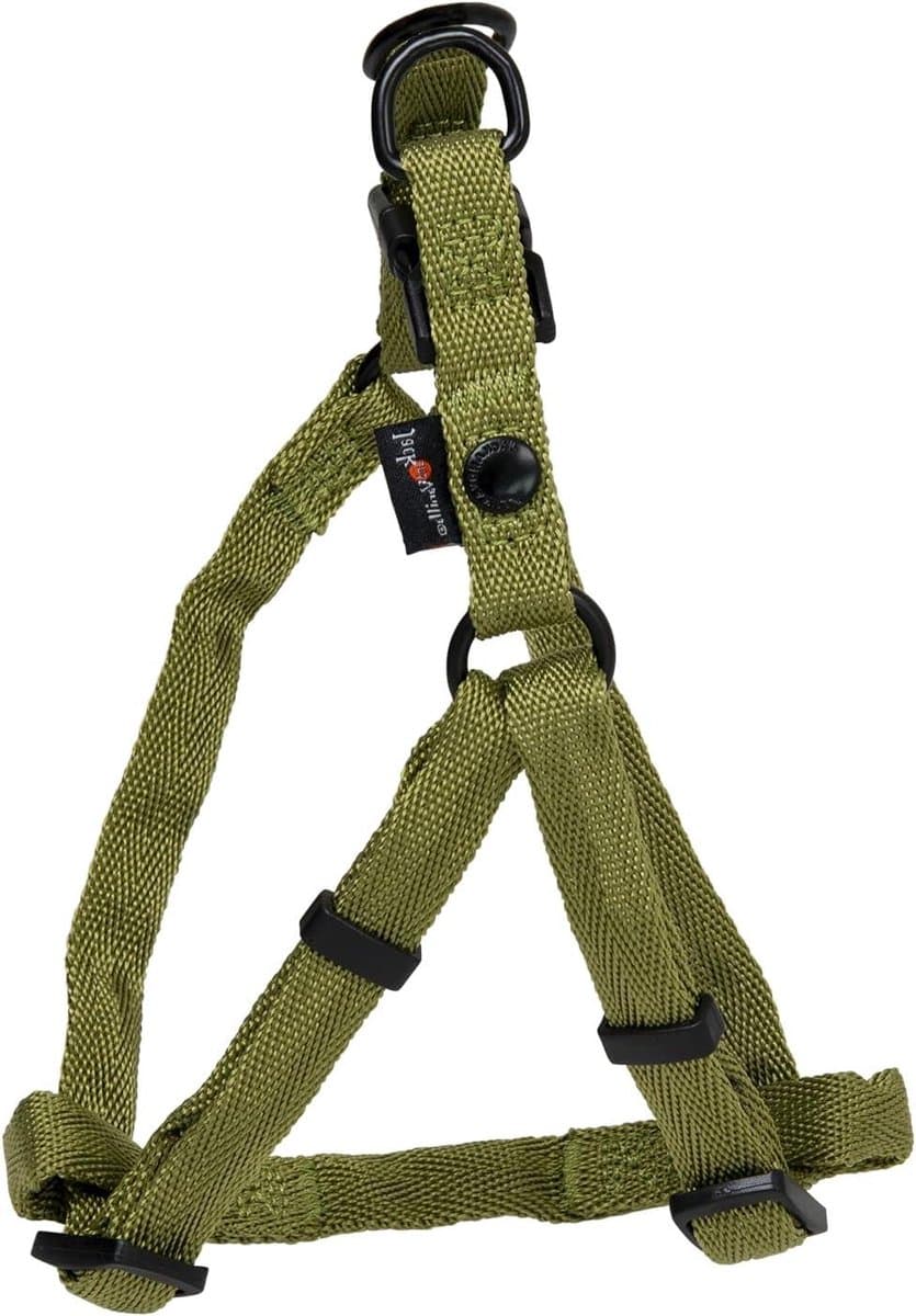 Hondenharnas - Harnas hond - Veilige wandelingen - Ergonomisch ontwerp - XS 12 mm x 27-38 cm - Groen