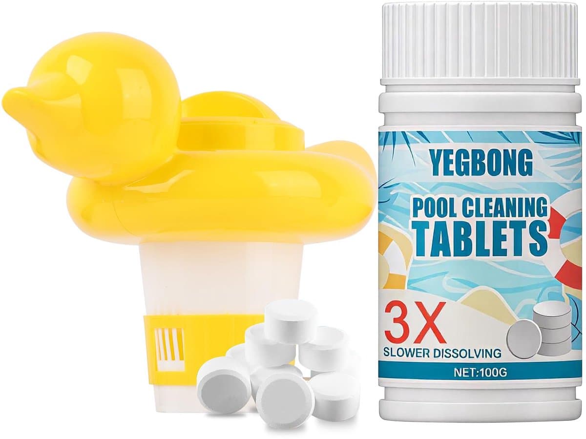 Chloortabletten 100g voor zwembad - 5-fasen verzorging en reiniging
