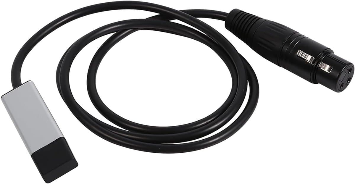 USB DMX Interface - Podiumverlichting Controller - Lichtshows Sturen - Plug and Play - 512 Kanalen - Zwart