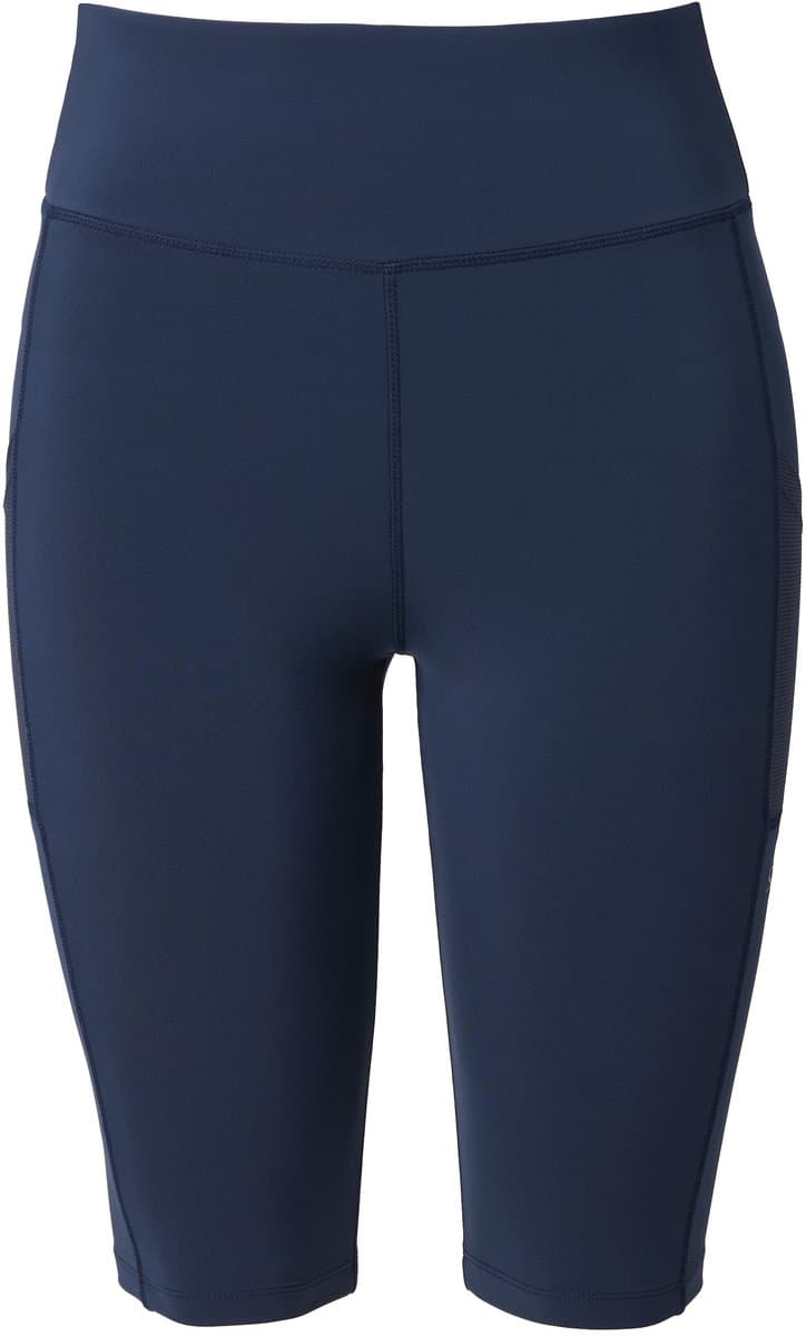 Ulla Popken - Dames - Leggingshort elastische tailleband meshzak gerecycled - Marine - Maat 62+