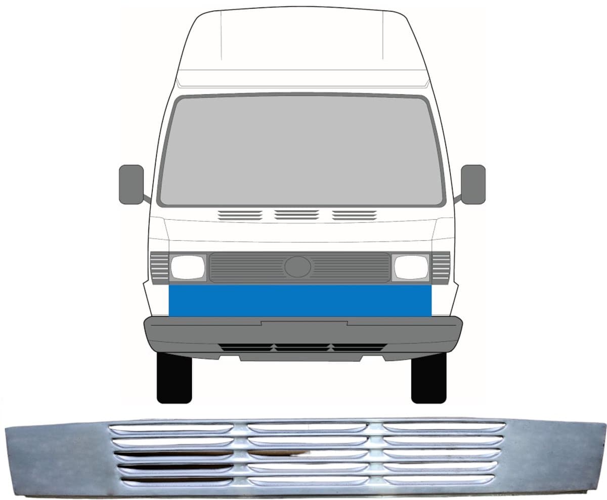 Onderste grill voor Mercedes T1 207-410 1977-1995