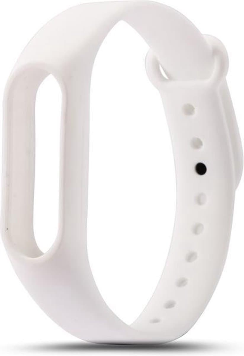 TPU armband voor Xiaomi Mi Band 2 - Wit