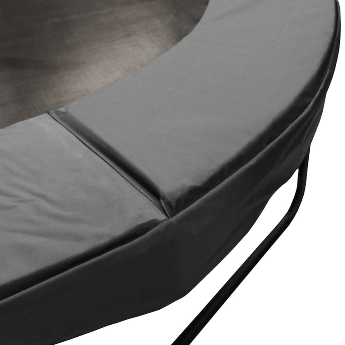 Magic Jump Trampoline Beschermrand 300 - 305 cm Grijs - Ronde trampoline rand - Extra breed randkussen