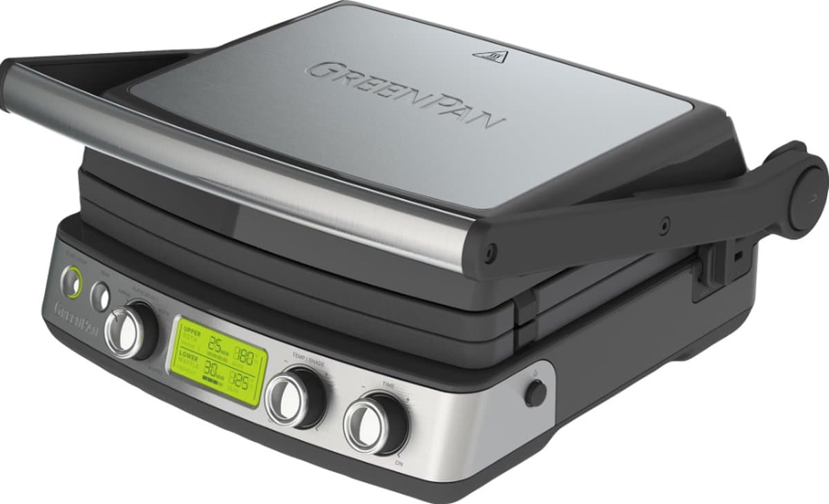 GreenPan Elite Contactgrill Zwart