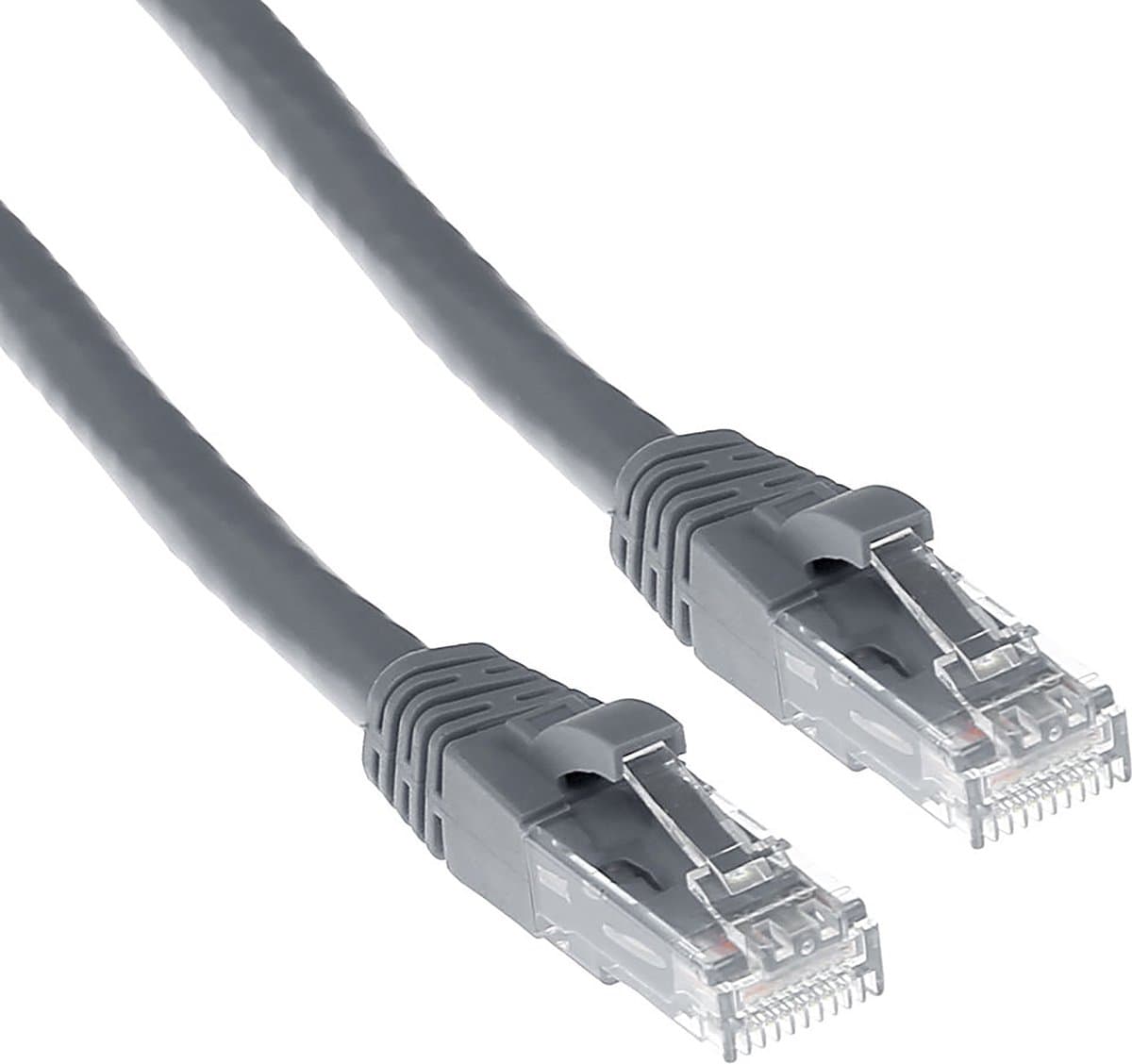 ACT Grijze 1 meter U/UTP CAT6 patchkabel snagless met RJ45 connectoren IS8001