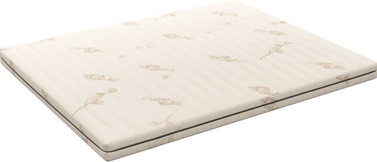 Kikishop Organic Cotton 120x200x10 HYBRID- Koudschuim- Topmatras-Topdekmatras