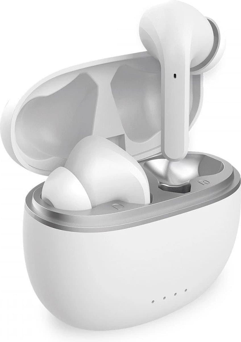 Fontastic Draadloze Oordopjes In-ear met Oplaaddoos - ANC - Bluetooth 5.3 - Wit
