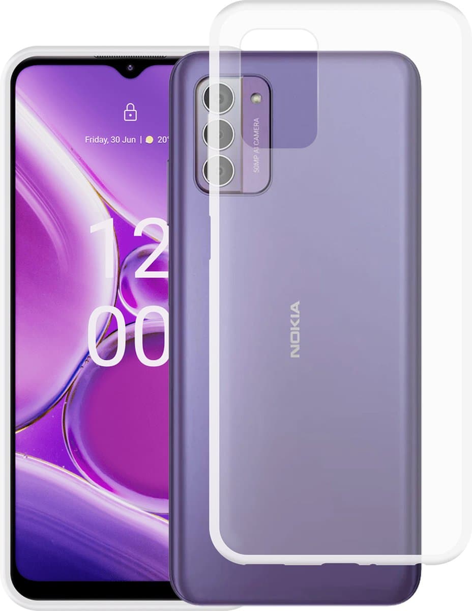 Just in Case hoesje geschikt voor Nokia G42 Hoesje Siliconen - Flexibele Case - Transparant