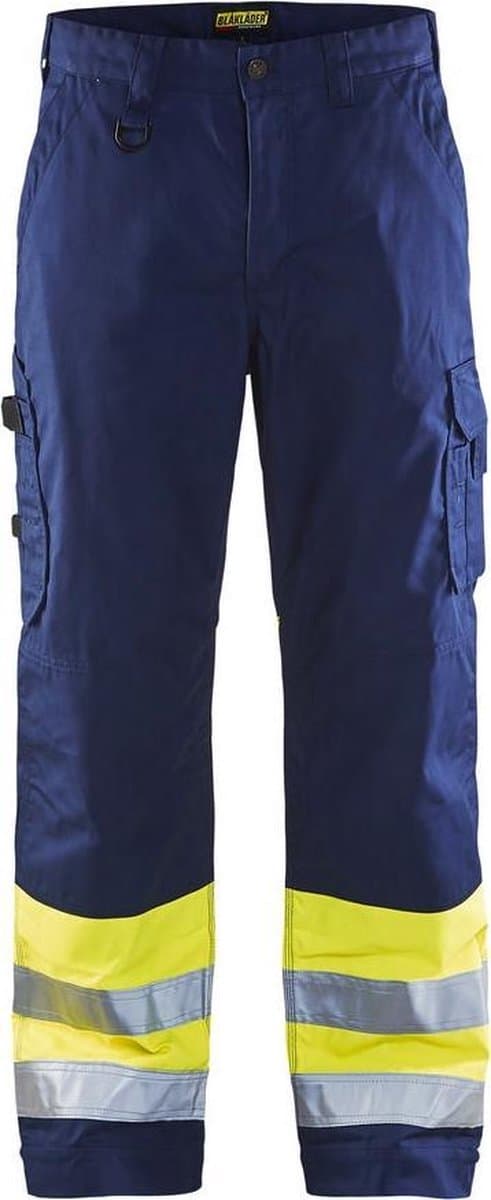 Blaklader Werkbroek High Vis 1564-1811 - Marine/High Vis Geel - D112