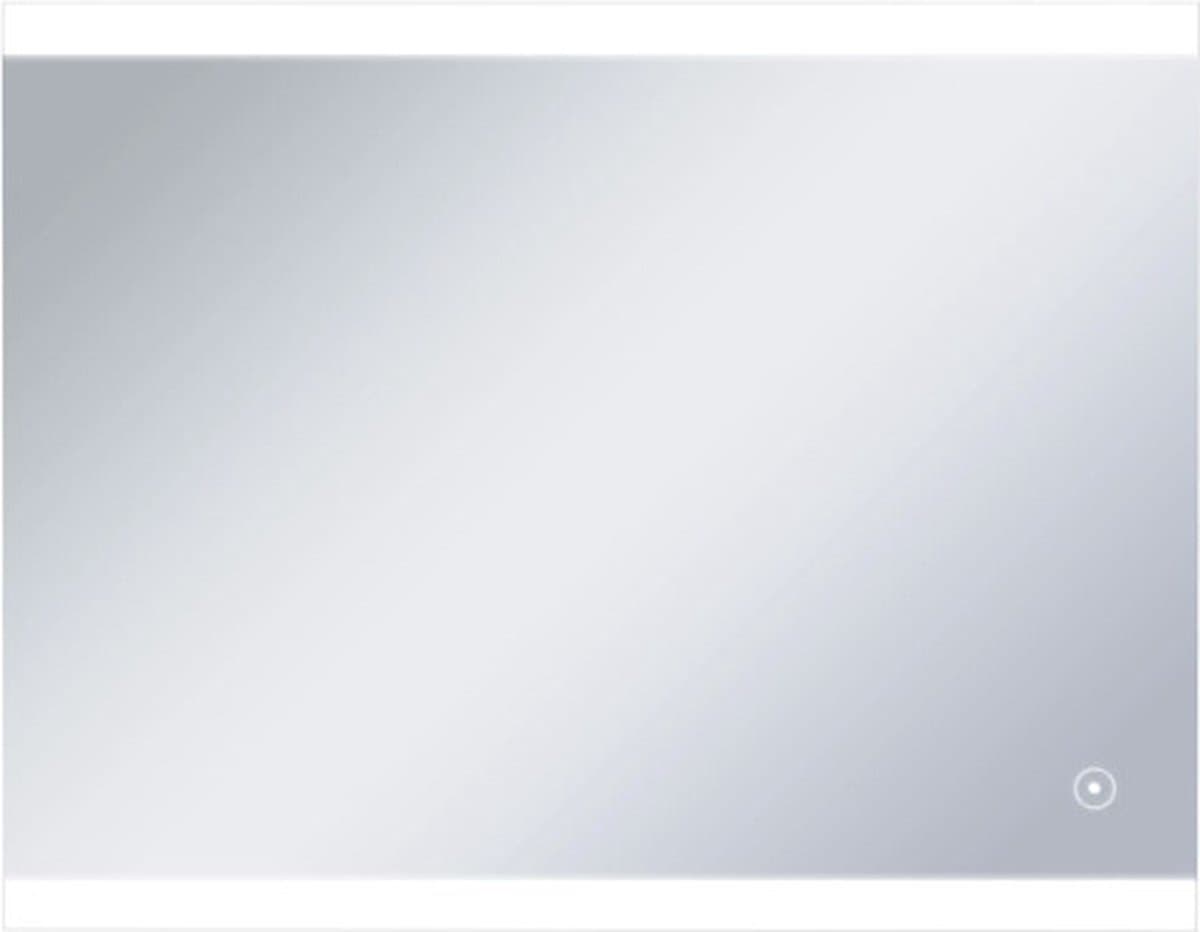 VidaXL LED-wandspiegel voor de badkamer met aanraaksensor 80 x 60 cm