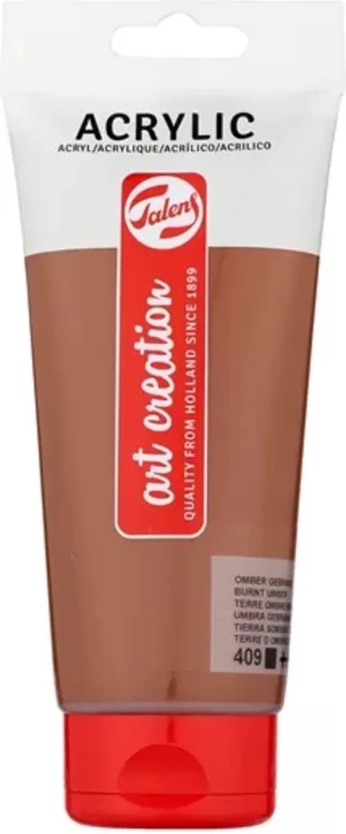 TAC Acrylverf Omber Gebrand 200 ml