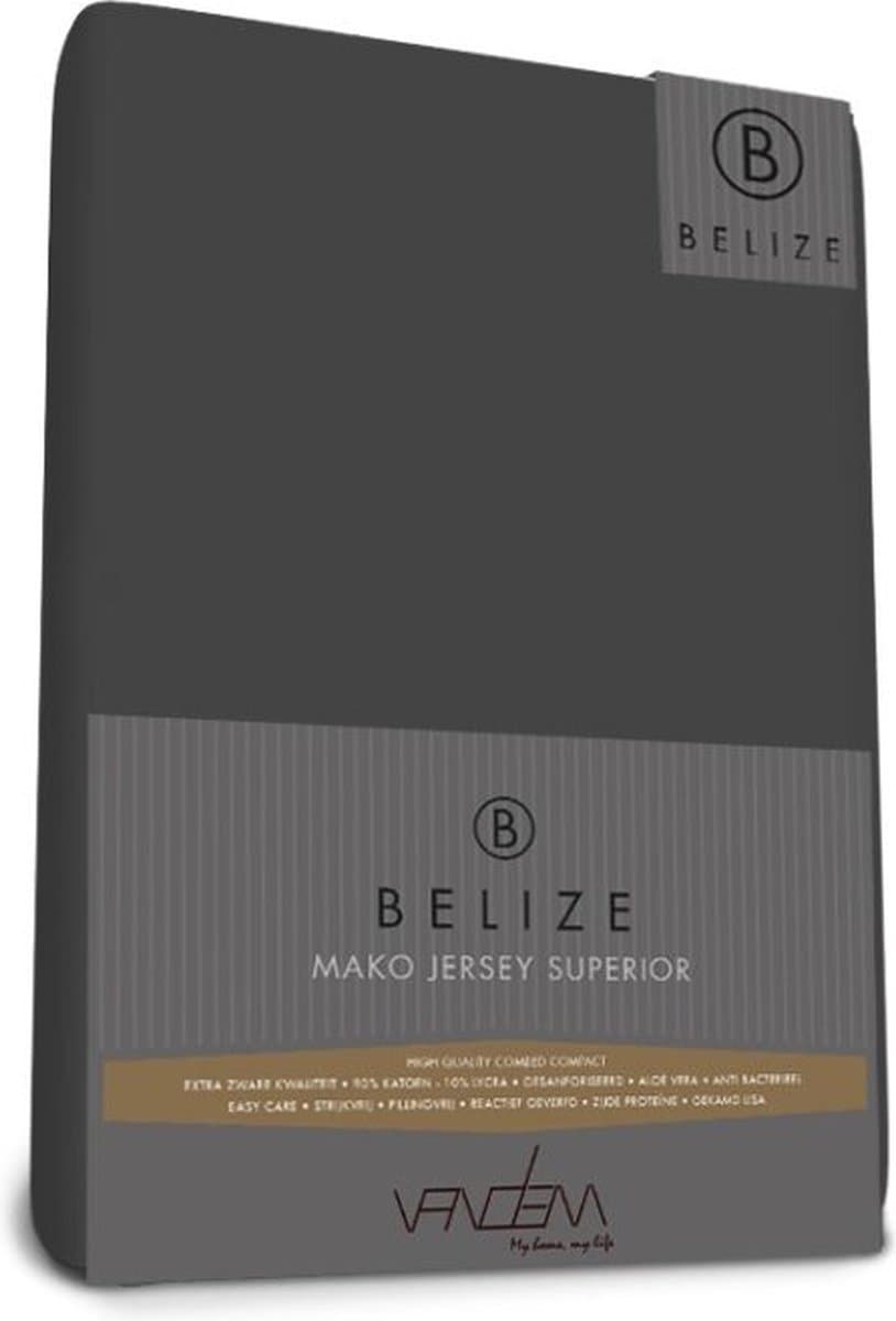 Van Dem - Belize - Topper Mako Jersey 200 x 220 cm antra