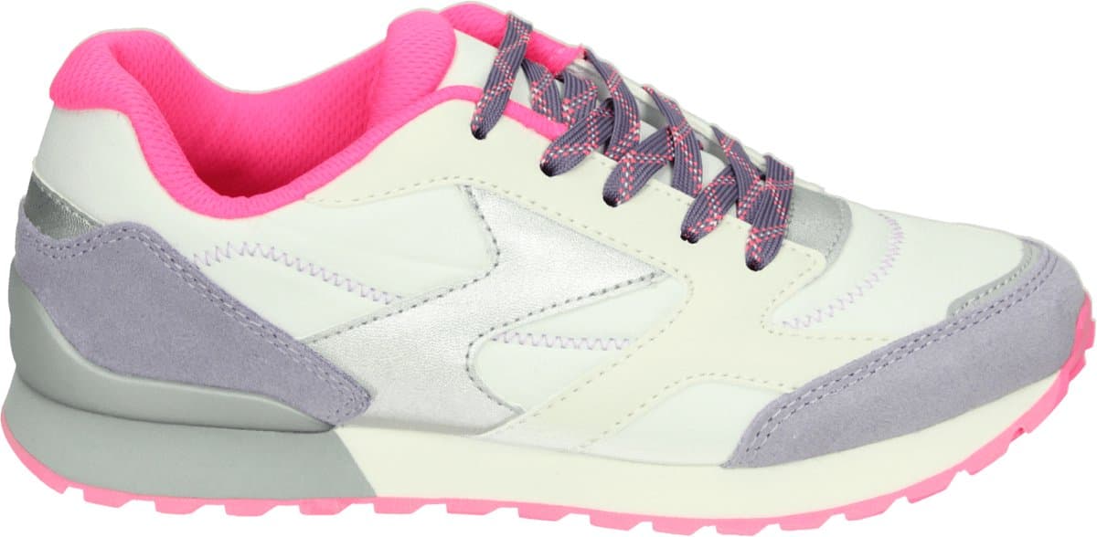 Superfit - 9563 - Lage schoenenMeisjesKindersneakers - Kleur: Wit/beige - Maat: 40