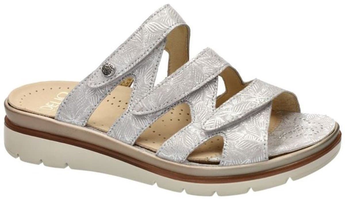 Fidelio Hallux -Dames - zilver - slippers & muiltjes - maat 42