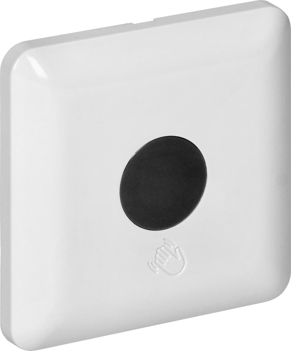 Bewegingssensor Schakelaar IP20 - Bewegingsmelder inbouw voor binnen - Draadloze schakelaar voor lamp detectiehoek van 0,05-0,06m - Wit