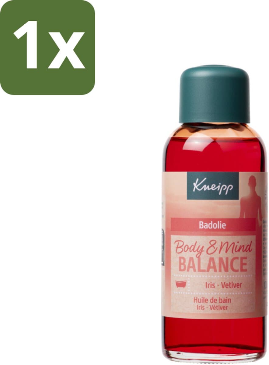 Kneipp - Badolie - Body & Mind Balance - Iris & Vetiver - 100 ml - 1 stuk