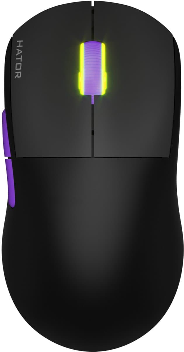 HATOR Quasar 2 Ultra 4K Wireless muis Thuis Rechtshandig RF Wireless + Bluetooth + USB Type-A Optisch 26000 DPI