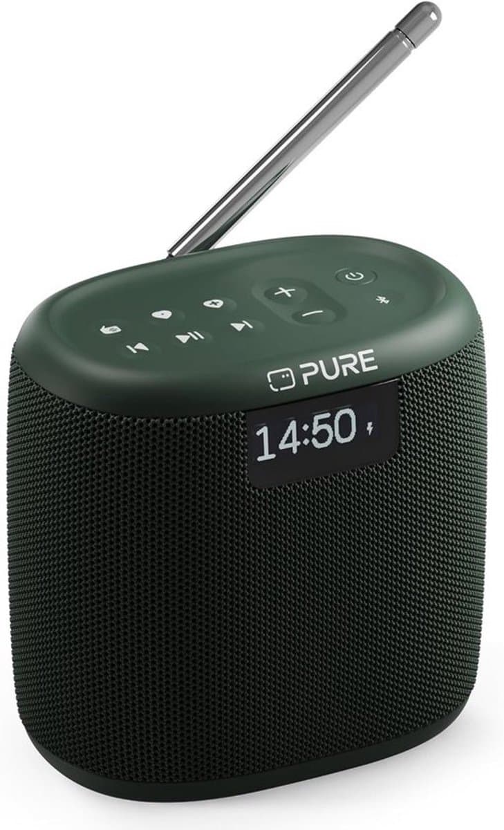 Compacte Robuuste Draagbare Speaker met DAB+/FM Radio en 17 Uur Batterij IP67