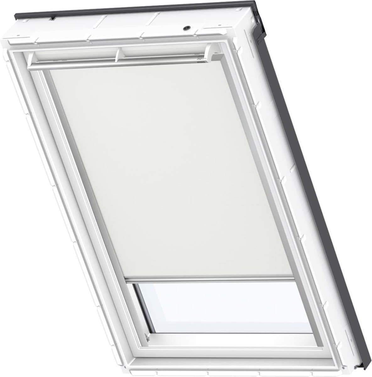 VELUX Origineel Verduisterend Rolgordijn (DKL), Zilveren Kozijn, S08, 608, Light Beige
