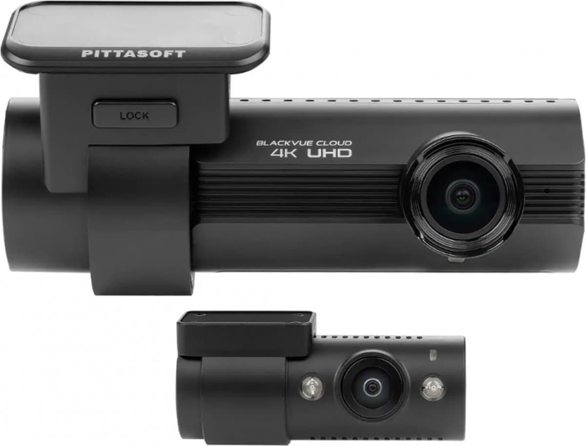 BlackVue DR970-2CH LTE Premium 4K UHD Cloud Dashcam 64GB Auto Video Recorder Zwart