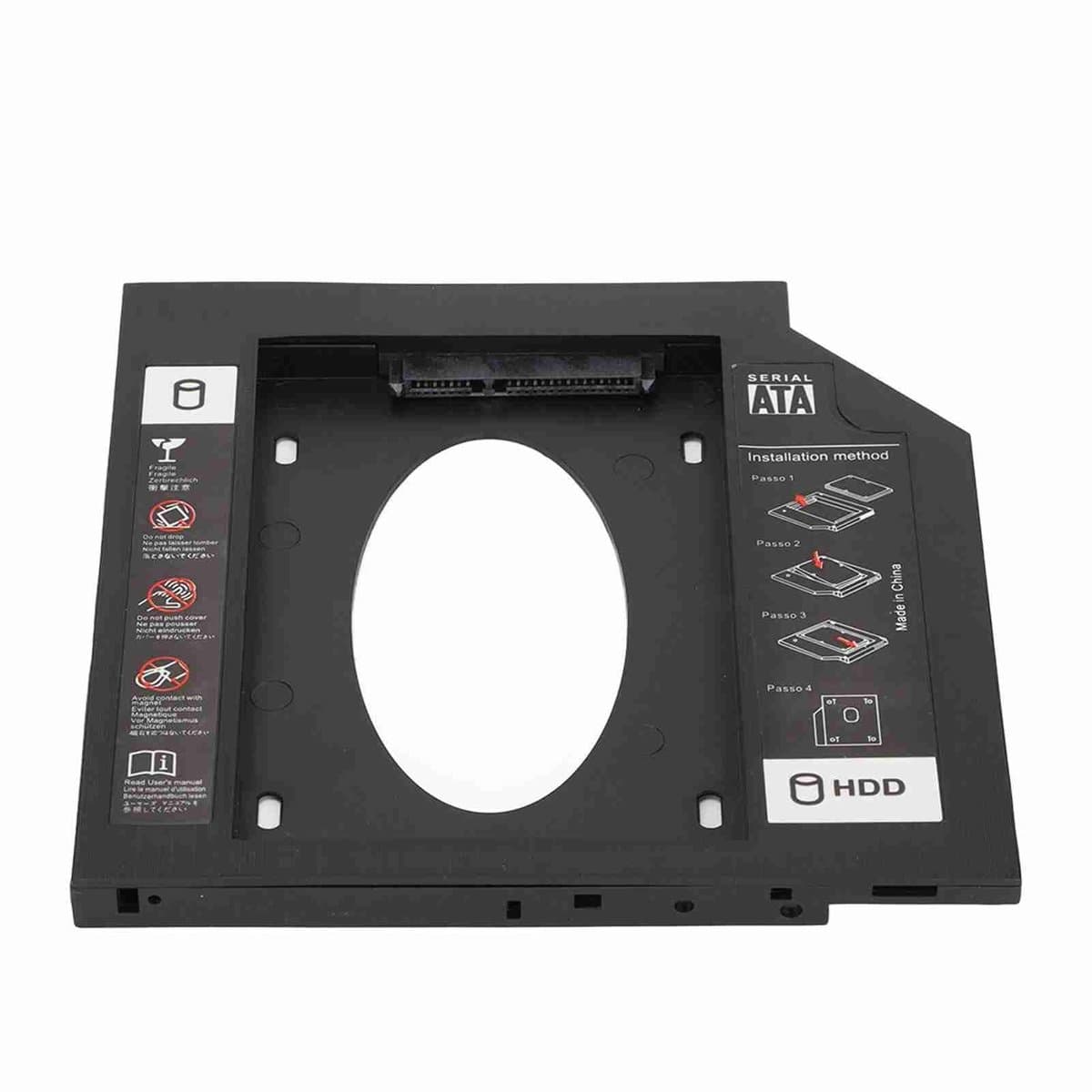 Cosensi - Dailygoods - Dailygoody - HDD Bay - Universele 9.5mm Behuizing - Voor 2.5 inch HDD en SSD - Ideaal voor Laptop Upgrade - Eenvoudige Installatie - Geschikt voor Not
