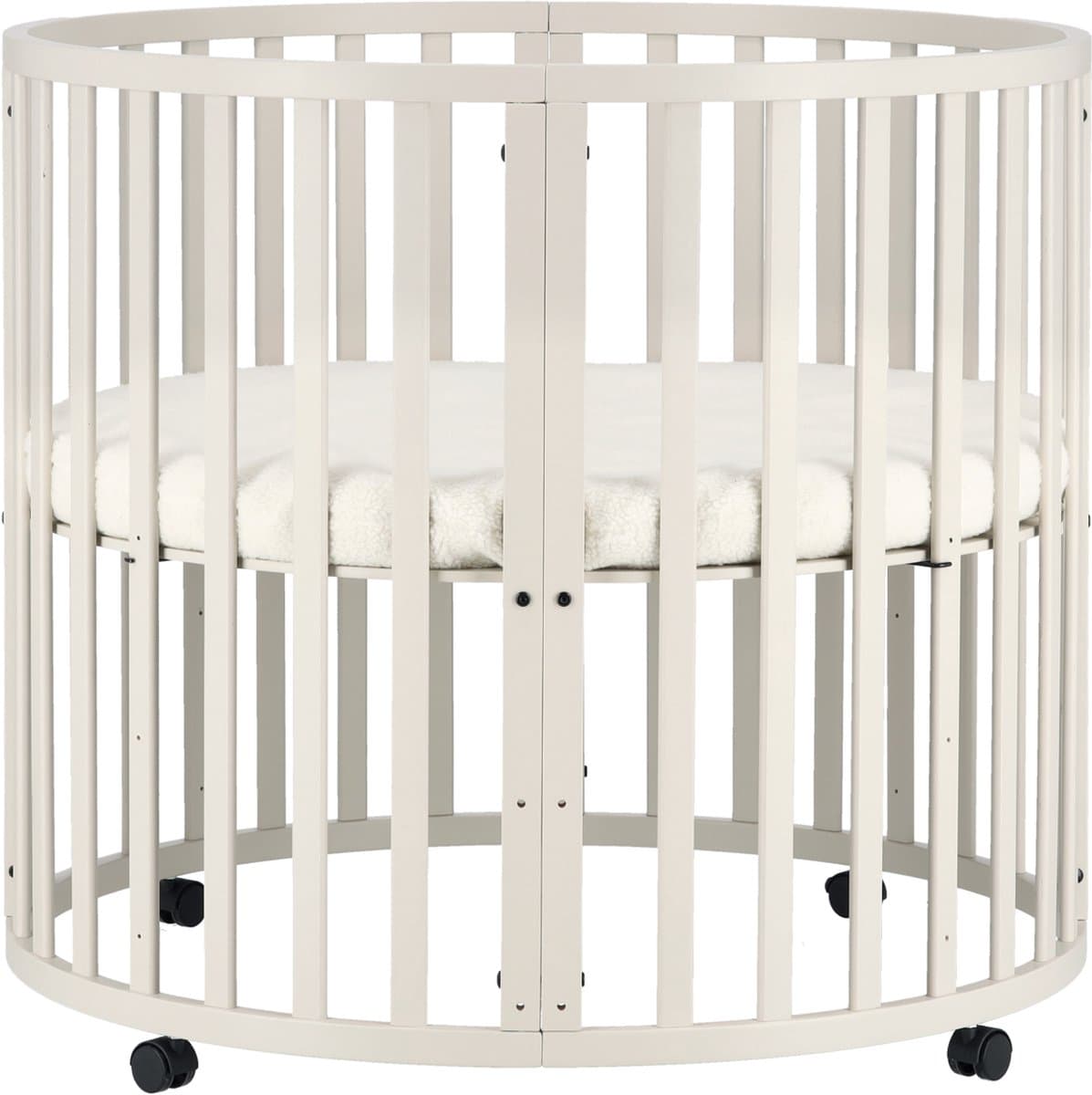 Puck Ronde Box - Oatmeal - Inclusief Matras