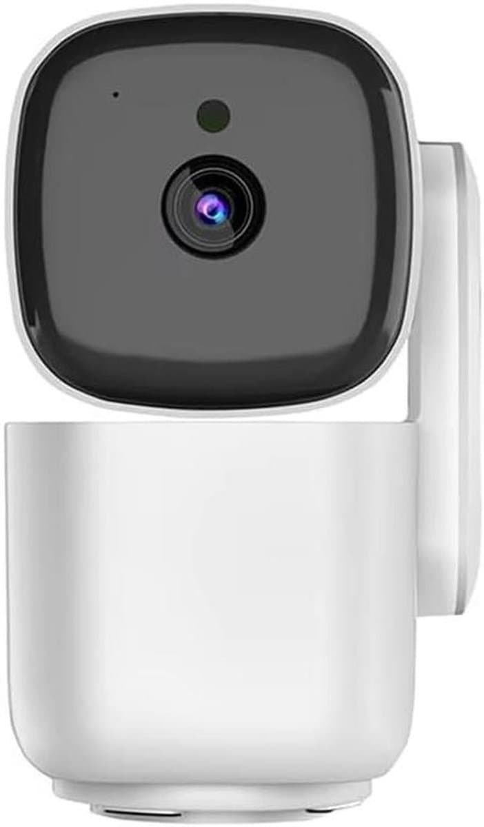 Slimme Camera Monitor - Beveiligingscamera WiFi - Huisbewaking - 360 Graden Zicht - 1080P HD - Wit