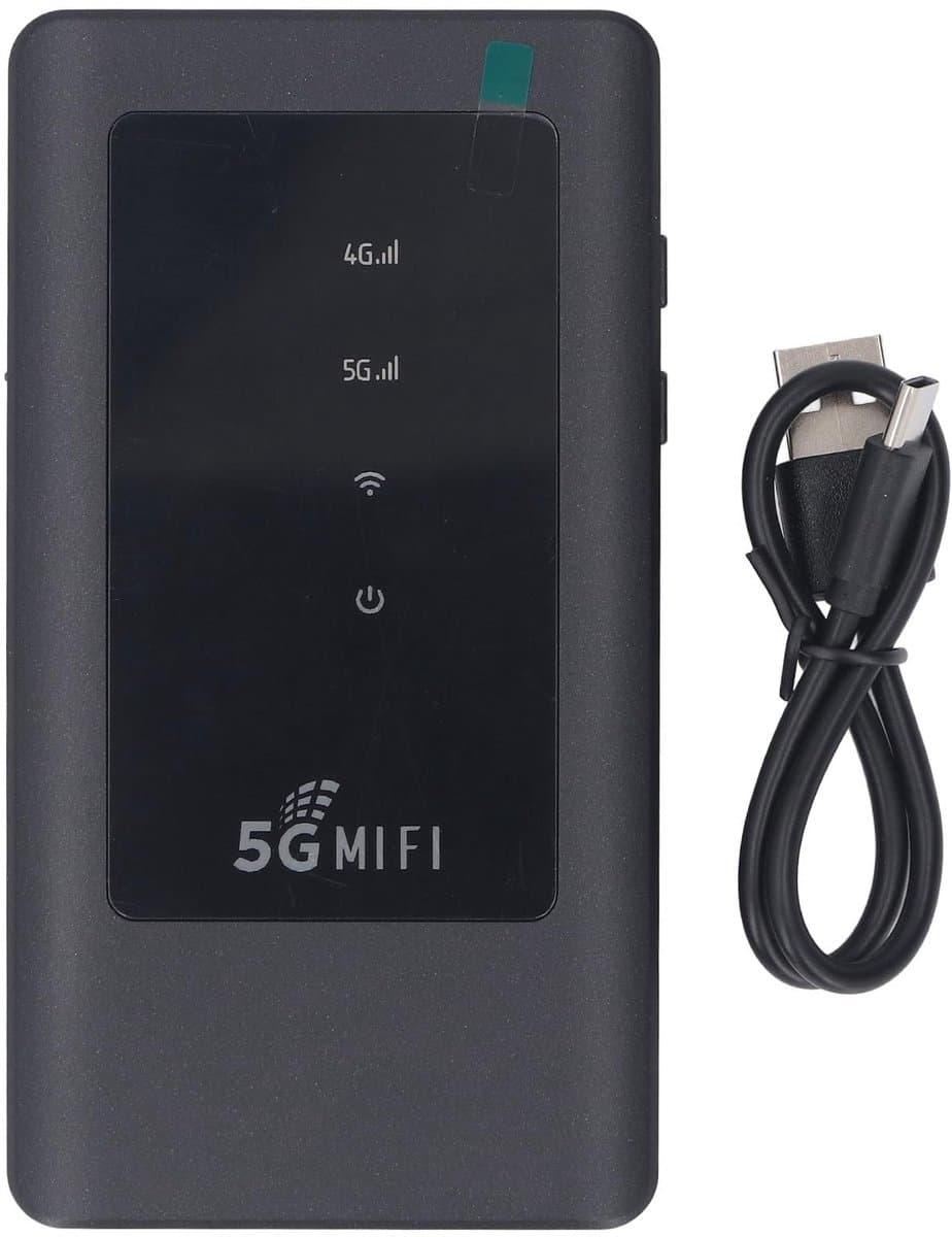 Dailygoody - 5G Wifi Portable Mobile Hotspot - Draagbaar en Snel - Tot 16 Apparaten Verbinden - Ideaal voor Thuis en Reizen - Betrouwbare Verbinding -...