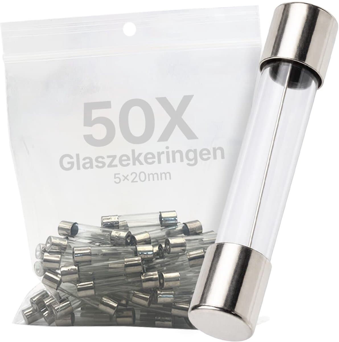 VLTG Glaszekering 5x20mm - 25A - F(snel) - Beschermt tegen overbelasting - 50 stuks