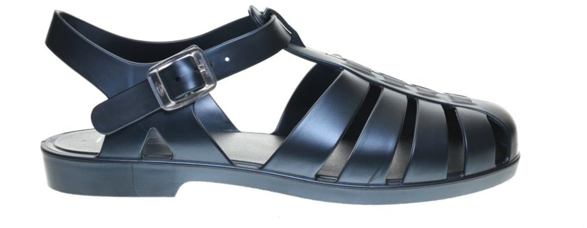 Blauw Metallic Watersandalen Dames maat 41