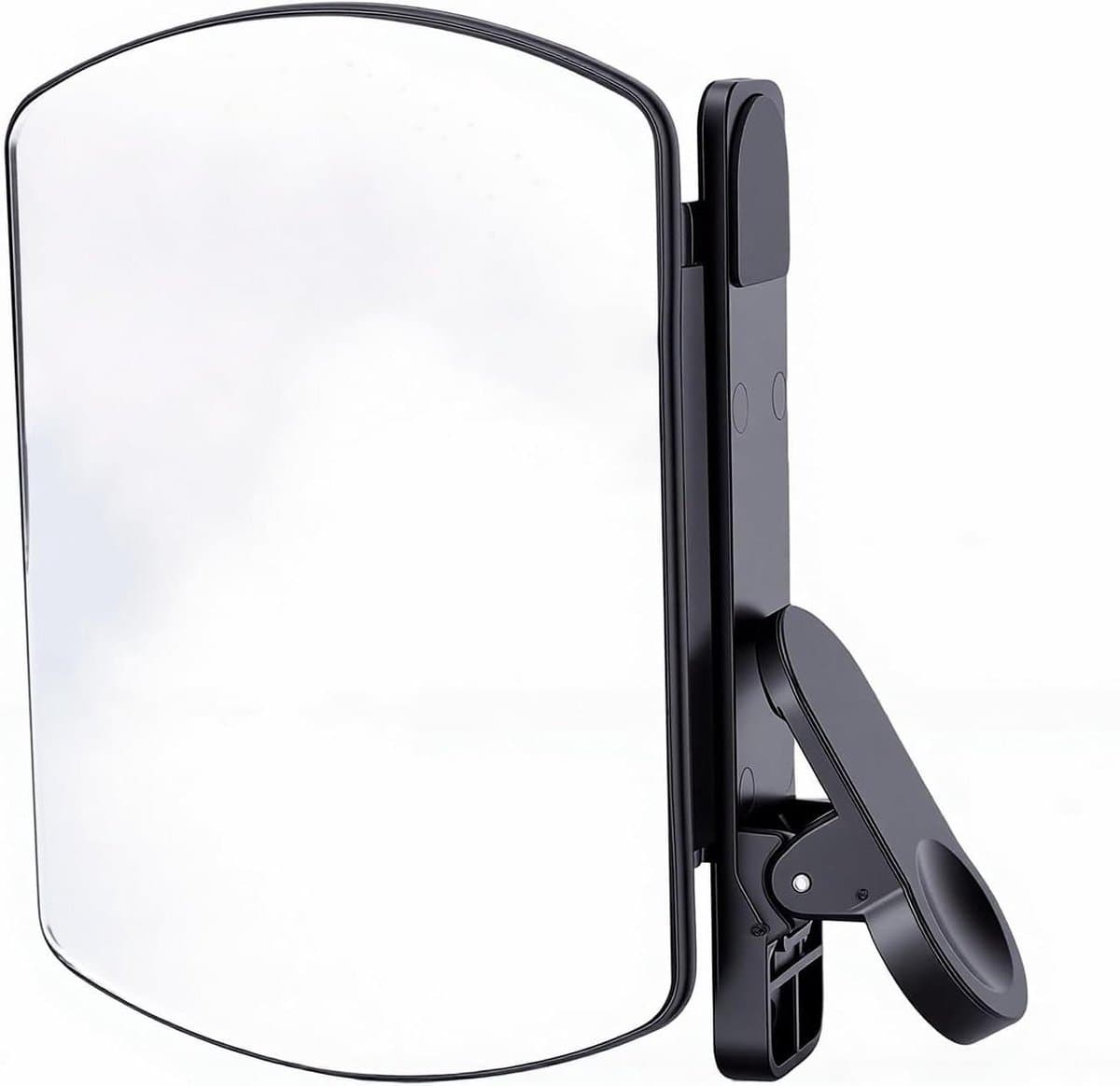 Telefooncamera Spiegel - Reflectie Clip - Creatieve Fotografie - Universele Clip Compatibiliteit - 11.4 x 8 cm - Zwart