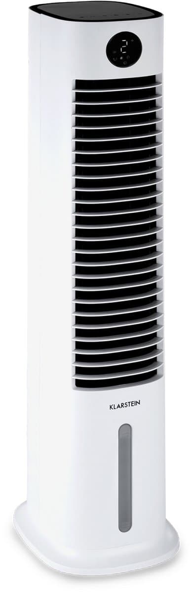 Klarstein luchtkoeler met waterkoeling, 5-in-1 verdampingskoeler, luchtbevochtiger, ventilator & luchtreiniger, mobiele airconditioner luchtkoeler met app controle, 80W luchtkoeler, 462m³/h luchtstroom