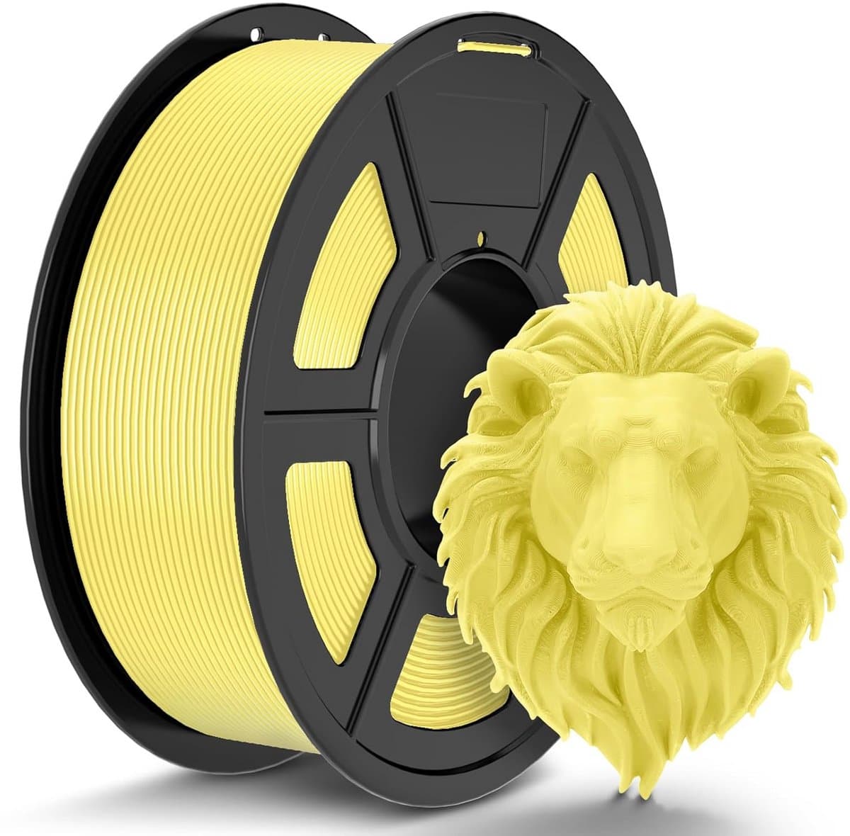 PLA 3D Printer Filament 1.75mm, 1kg, Citroengeel - Hoge Precisie voor FDM Printers
