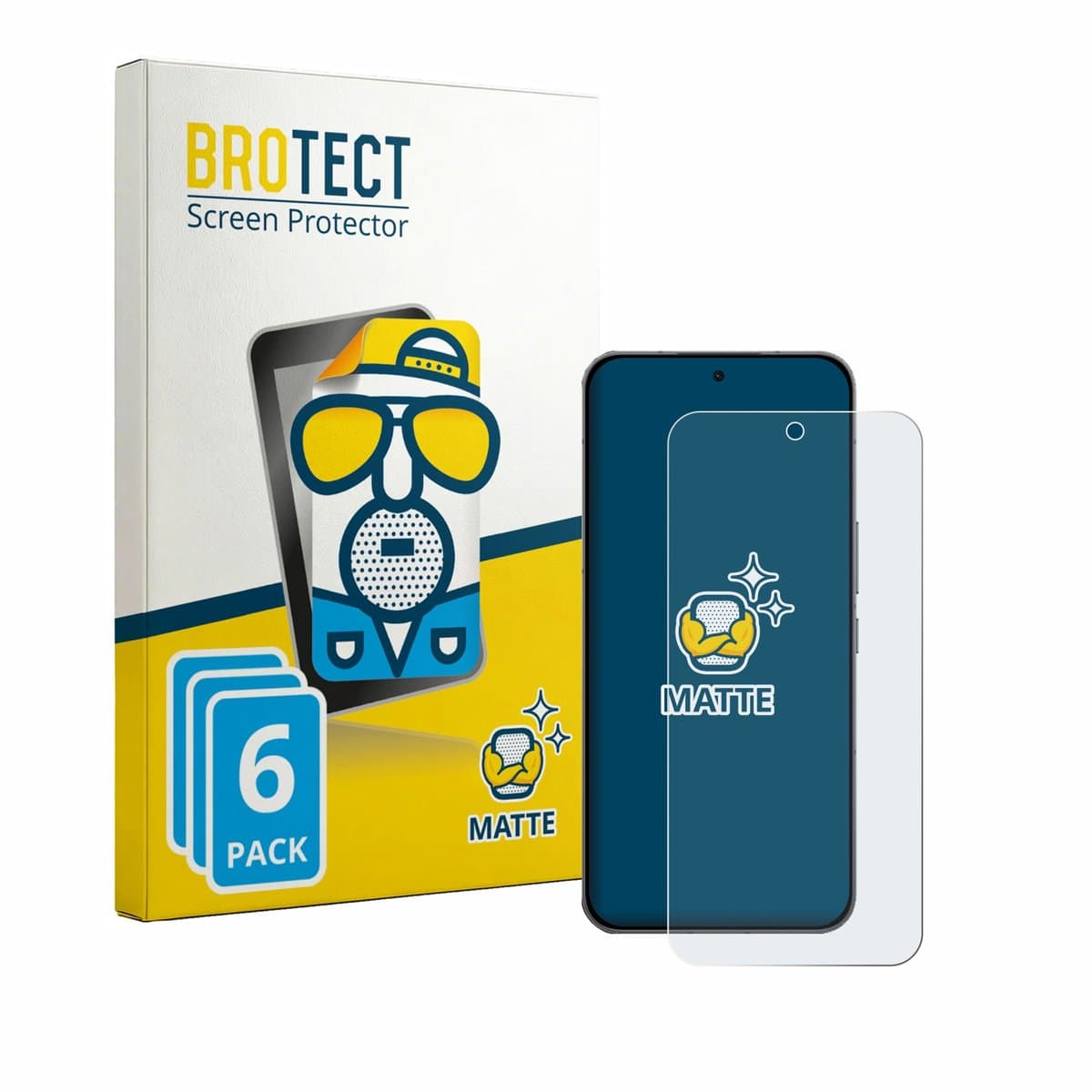 BROTECT - Screenprotector voor Oppo K15 Pro - Folie Beschermfolie matte 6 Stuks