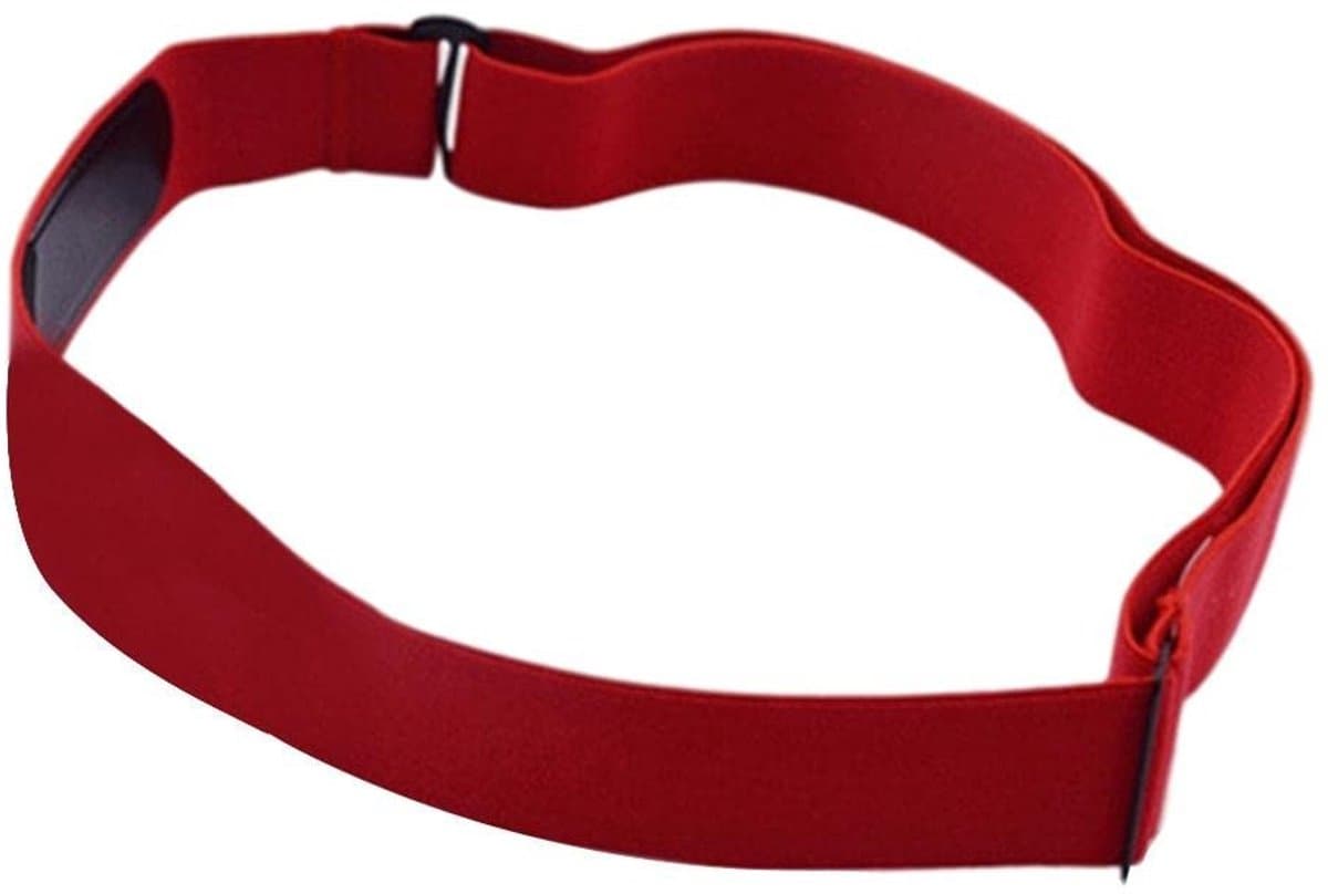 Store_9 - Verstelbare Hartslagmeter Borstband - Compatibel met MZ Hartslagmeter - Zachte Nylon Band - Geschikt voor Smartphones en Tablets - Rood -...